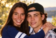 Rebecca Soteros and Paul Walker