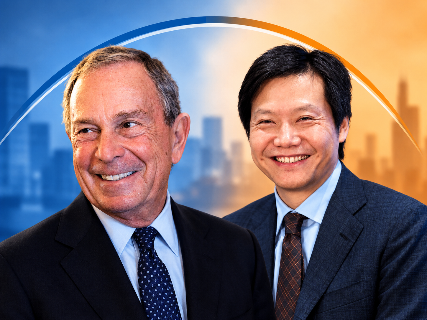 michael bloomberg and lei jun